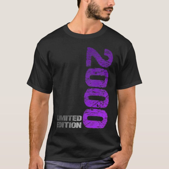 2000 23. Geburtstag geboren 2000 T-Shirt (Vorderseite)