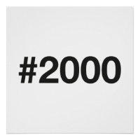 2000 Hashtag 25 Geburtstag Jahrestag