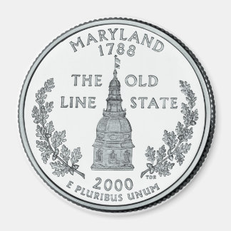 2000 Maryland Staat Quarter Magnet