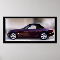 2000 MAZDA MIATA SONDERAUSSTELLUNGSPOSTER