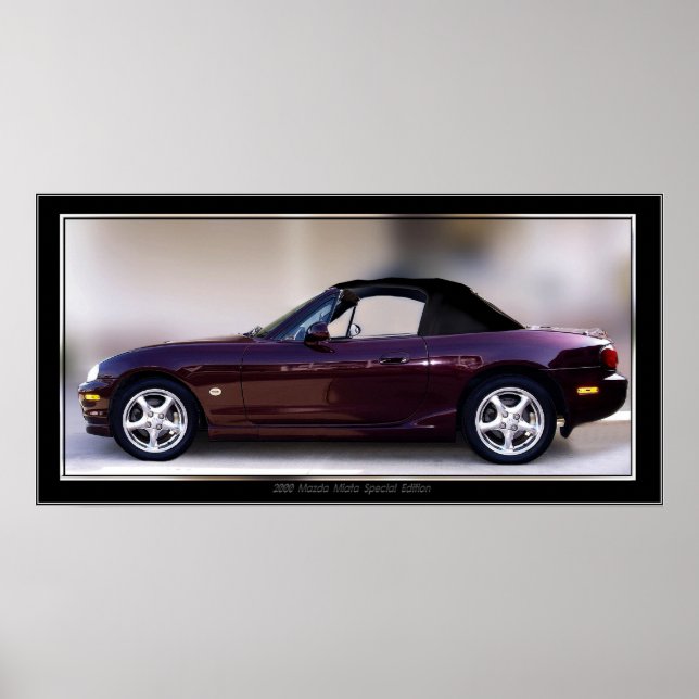 2000 MAZDA MIATA SONDERAUSSTELLUNGSPOSTER POSTER (Vorne)