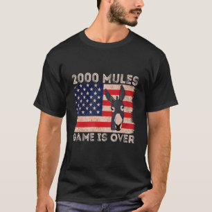 2000 Mules Spiel ist vorbei an fairen Wahlen T-Shirt