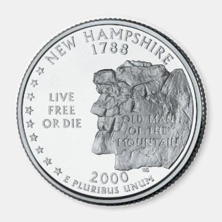2000 Neuer Hampshire Staat Quarter Magnet