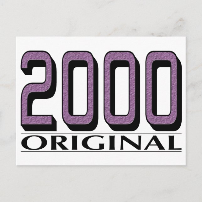 2000 Original Postkarte (Vorderseite)