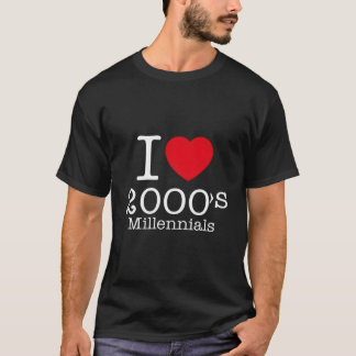 2000'S Millennials Generation Are Here Illustratio T-Shirt