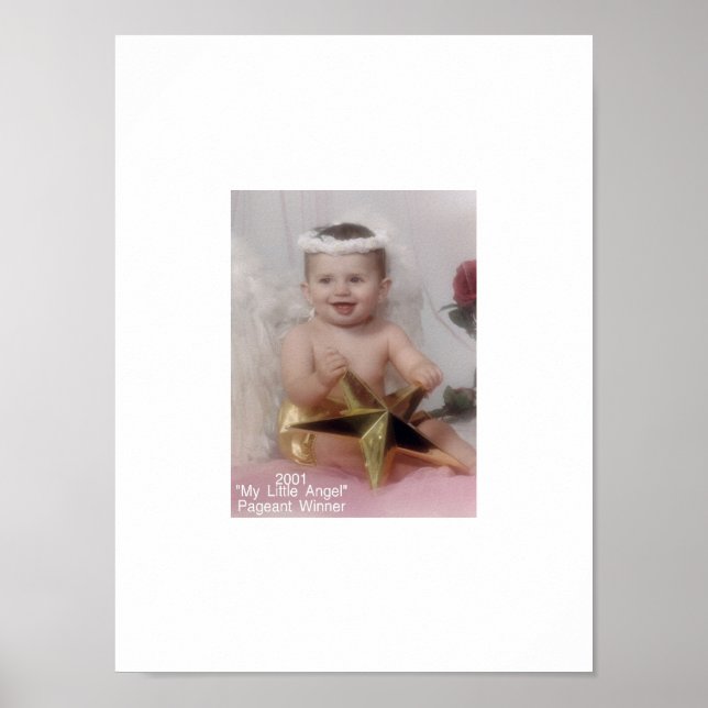 2001 Gewinner meines kleinen Angel-Pageants Poster (Vorne)