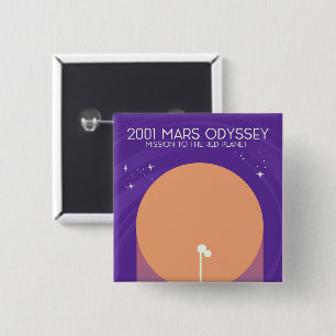 2001 Mars Odyssey Button