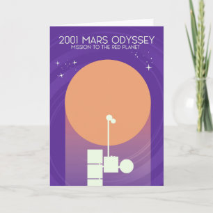 2001 Mars odyssey Feiertagskarte