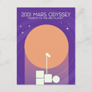 2001 Mars Odyssey Postkarte