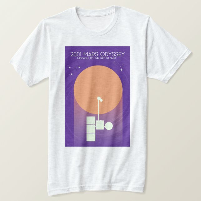 2001 Mars Odyssey T-Shirt (Design vorne)