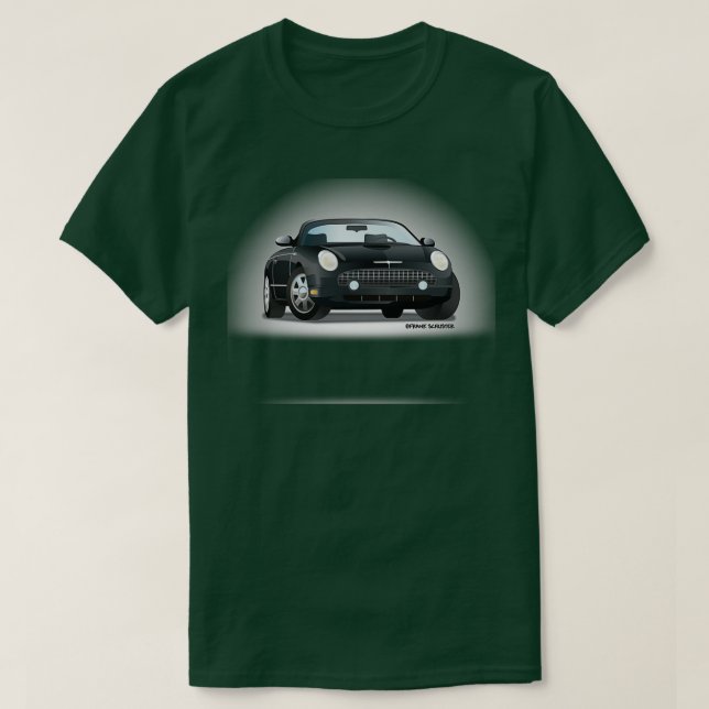 2002 2005 Thunderbird New T Bird T-Shirt (Design vorne)