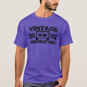2002 Beste Treffer Vintag Black T-Shirt
