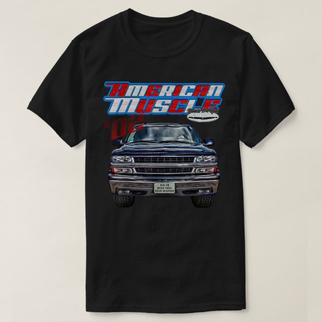 2002,Tahoe,Squarebody Truck,Yukon,Suburban,Silvera T-Shirt (Design vorne)