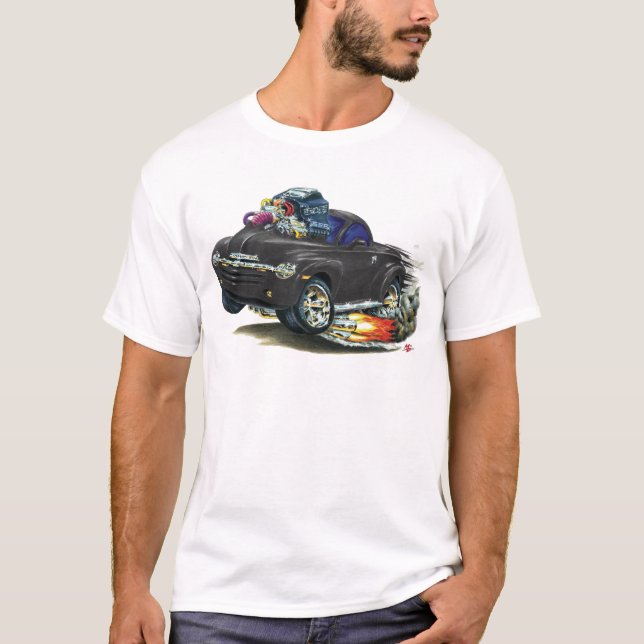 2003-06 SSR schwarzer LKW T-Shirt (Vorderseite)