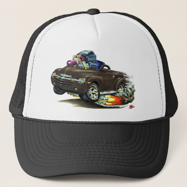 2003-06 SSR schwarzes Kabriolett Truckerkappe (Vorderseite)