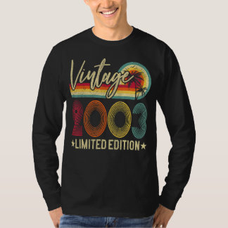 2003 19. Geburtstag 19 Jahre alter Tag T-Shirt