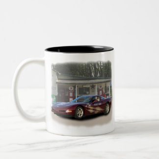 2003 50 Jahre Chevy Corvette Pace Auto Zweifarbige Tasse