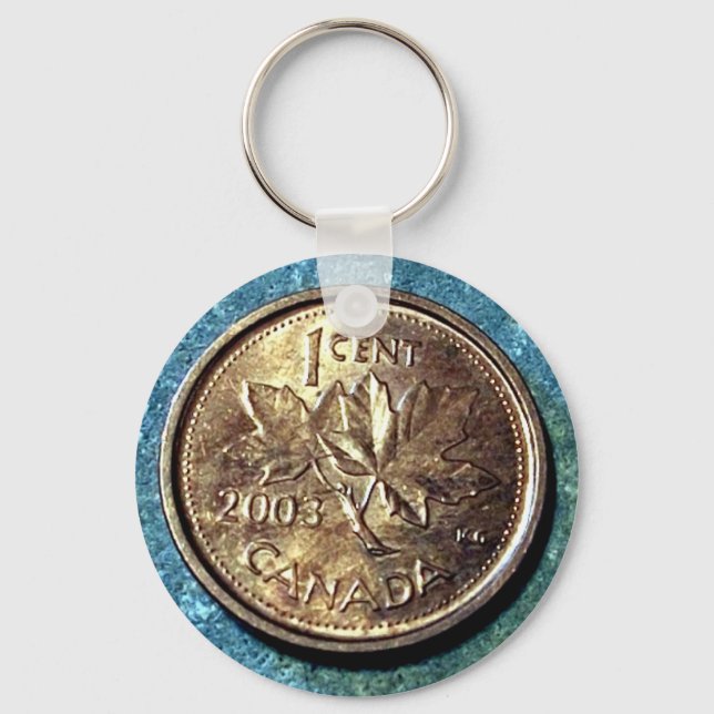 2003 Canadian Penny (Front) Key Chain Schlüsselanhänger (Vorderseite)