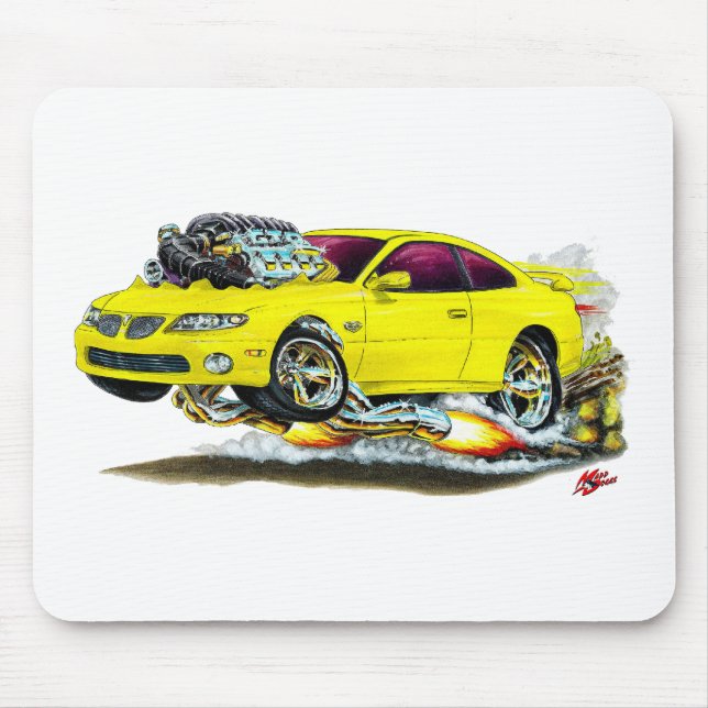 2004-06 GTO gelbes Auto Mousepad (Vorne)