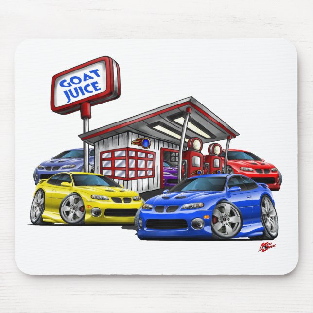 2004-06 GTO Tankstelle-Szene Mousepad (Vorne)