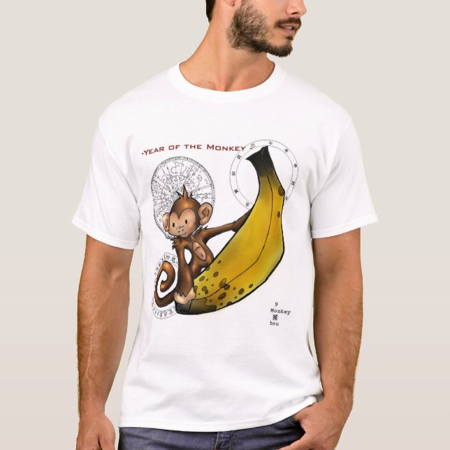 2004-jährig vom Affen! T-Shirt (Vorderseite)