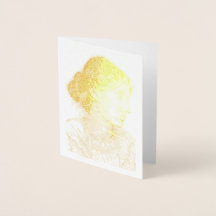 2004 Zeichn von Virgina Woolf Gold Foil