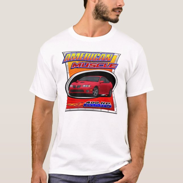 2006 GTO grafisches rotes T-Shirt (Vorderseite)