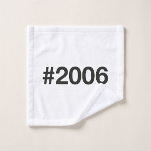 2006 Hashtag 20. Geburtstag 20 Jahre Waschlappen