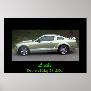 2006 Legend Limon Mustang GTA Poster