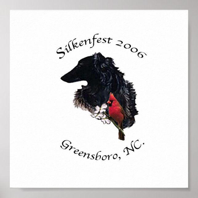 2006 Silkenfest Logo Bobbie Deis Poster/Druck Poster (Vorne)