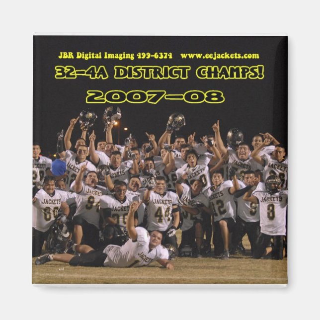 2007 32-4a District Champs Magnet (Vorne)