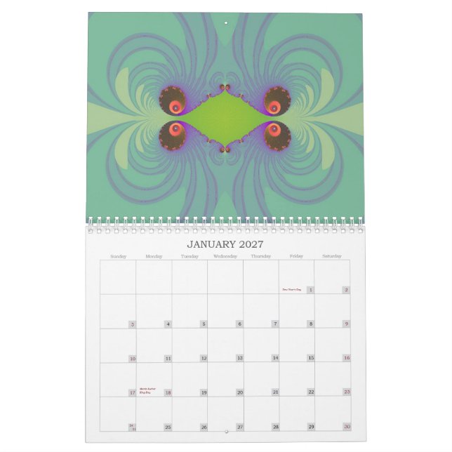 2007 Kalender-Digital-Kunst durch Bill… Kalender (Jan 2027)