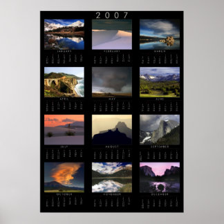 2007 Landscape Fotograpy Kalender Poster