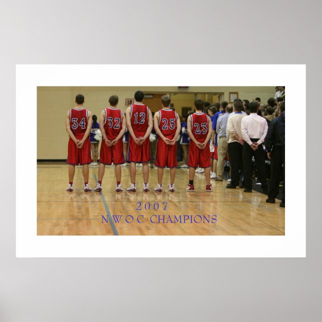 2007 NWOC Basketballmeisterschaftsspiel Poster (Vorne)