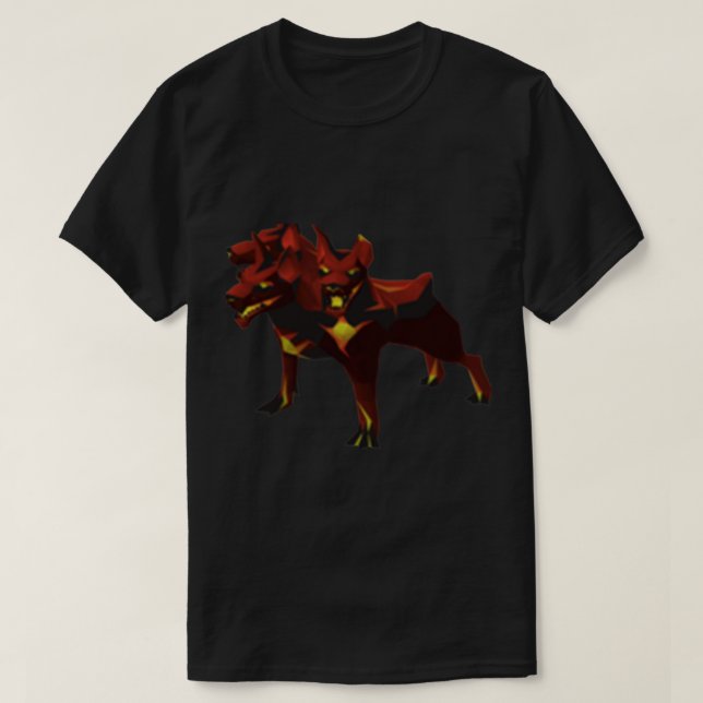 2007Scape Old School Cerberus T-Shirt (Design vorne)