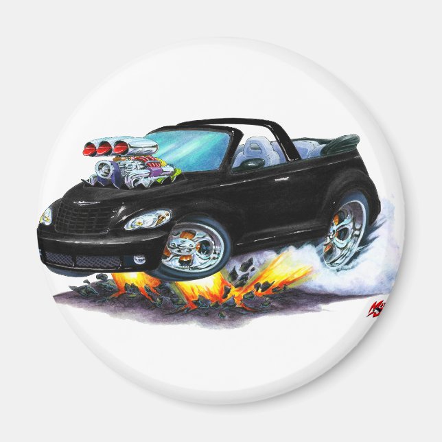 2008-10 PT Cruiser Black Convertible Magnet (Vorne)