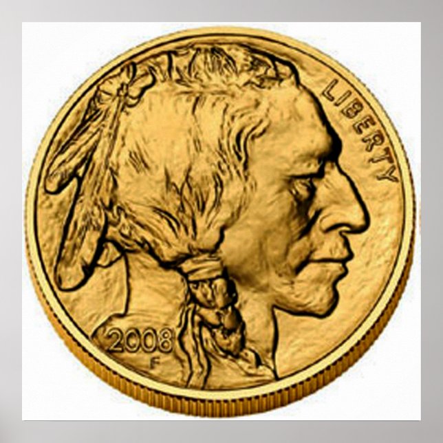 2008 American Buffalo Gold Bullion Coin Poster (Vorne)