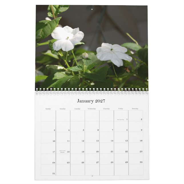 2008 Blumen-Foto-Kalender Kalender (Jan 2027)