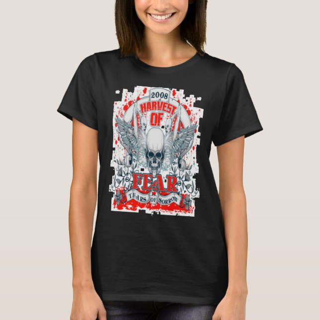 2008 Ernte der Ängste vor Trauer T-Shirt (Vorderseite)
