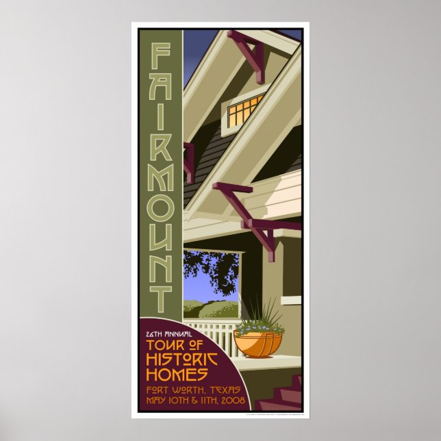 2008 Fairmount Zuhause Tour Poster (Vorne)