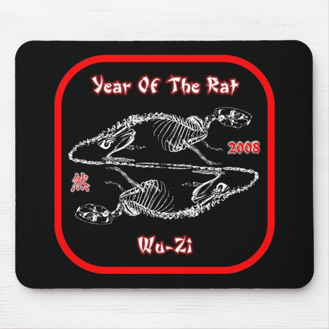 2008-jährig von der Ratte Mousepad (Vorne)