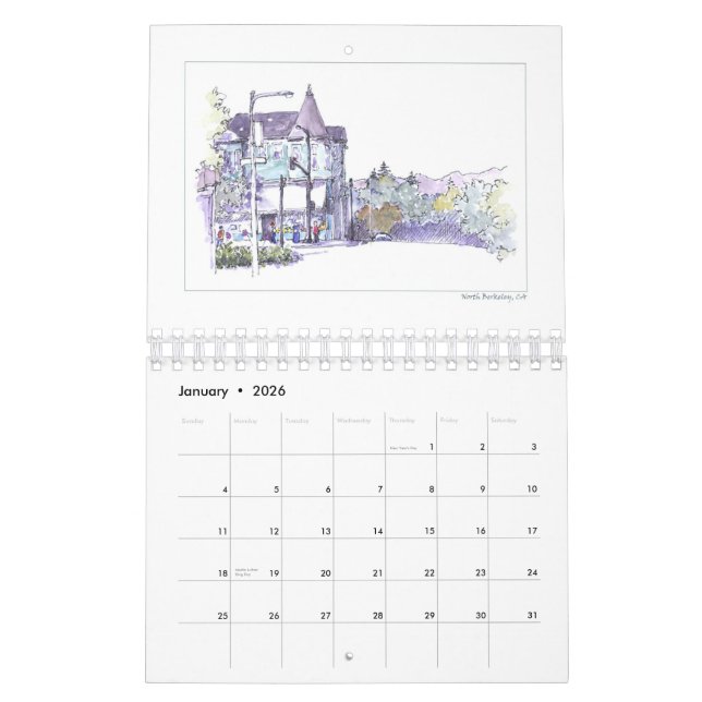 2008 Skizze-Kalender Kalender (Jan 2026)