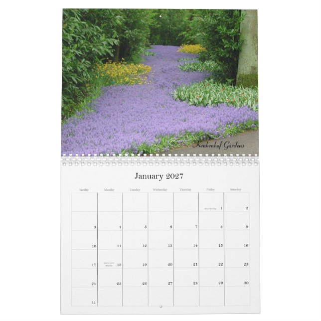2009 Blumen Kalender (Jan 2027)