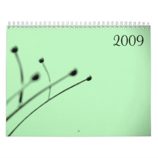 2009 durch wenig graues Pixel Kalender