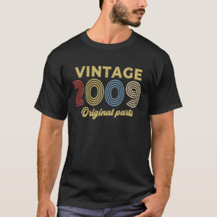 2009 Geburtstag Retro Geburtstag Vintag 2009 Origi T-Shirt