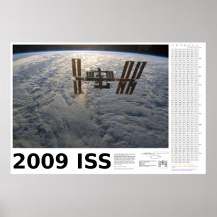 2009 Internationaler Raumkalender der Raumstation Poster