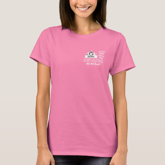 2009 Konzertreise dunkle T's T-Shirt (Vorderseite)