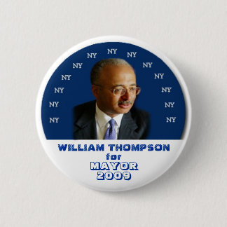 2009 NY Bürgermeister Bill Thompson Pin Button