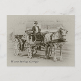 2009 oder 1909?, Warm Springs Georgia Postkarte