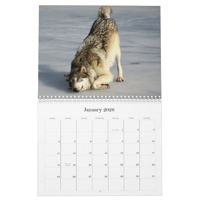 2009 Wolf-Kalender Kalender (Jan 2026)